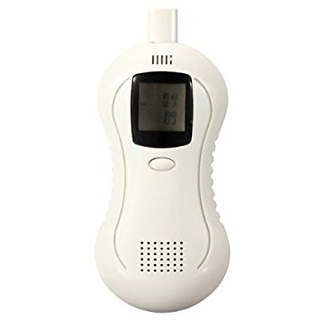 OBEST® Professional LCD Screen Breath Alcohol Tester Mini Digital Breathalyzer Alcohol Concentration Detector Color White