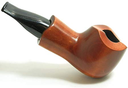 Mr. Brog Bulldog Tobacco Pipe - Model No: 52 Scoot Pecan - Pear Wood Roots - Hand Made