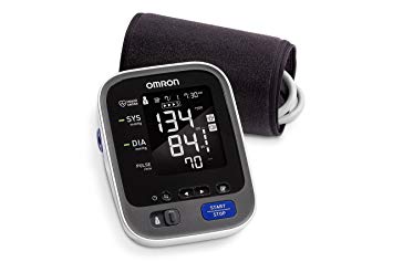 Omron 10 Series Wireless Bluetooth Upper Arm Blood Pressure Monitor with Two User Mode (200 Reading Memory) - Compatible with Alexa