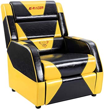 Homall Gaming Recliner Chair Living Room Sofa Single Computer Recliner PU Leather Recliner Seat Home Theater Seating with Removable Cushions Sracer