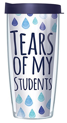Tears of my Students 16oz Mug Tumbler Cup with Navy Lid