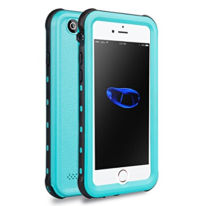 Redpepper Waterproof Case for iPhone 6/6s, Full Sealed Underwater Protective Cover, Shockproof, Snowproof and Dirtproof for Outdoor Sports - Diving, Swimming, Running, Skiing, Climbing