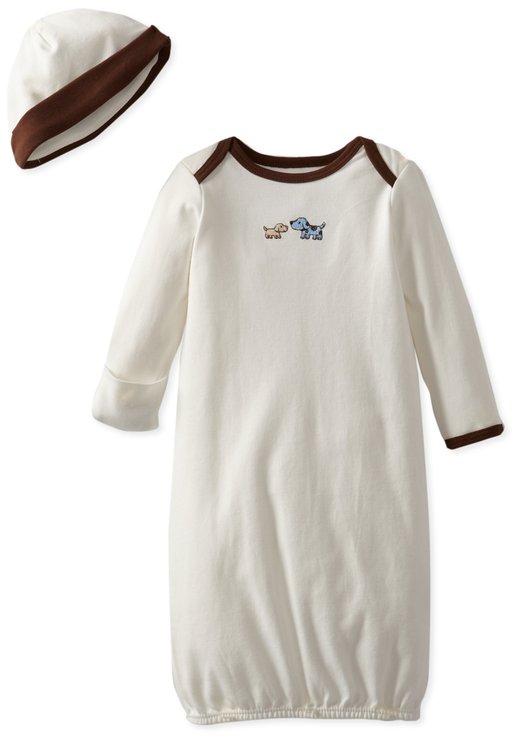 Little Me Baby Boys' Gown and Hat