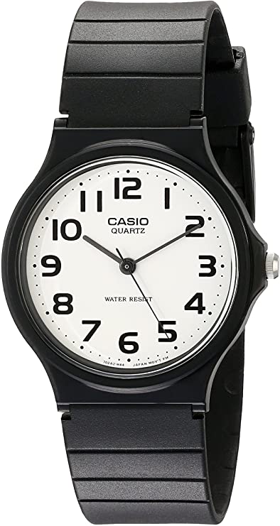 Casio Men's MQ24-7B2 with Black Resin Band