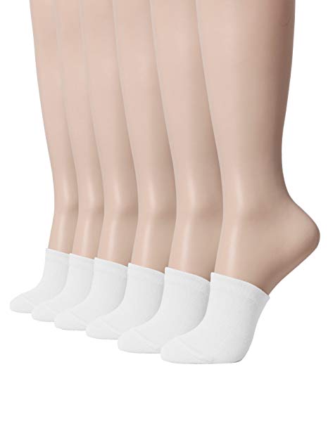 OSABASA Women's Cotton Toe Topper, 3 To 9 Pack