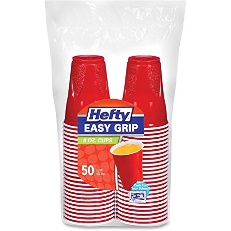 Hefty Easy Grip Party Cups, 9 oz. - 50 CT