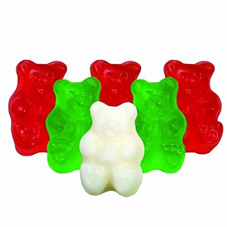 Christmas Gummy Bears (1 Lb - Approx 142 Pcs Lb)