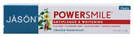 Jason Toothpaste Power Smile Vanilla Mint, 6 oz