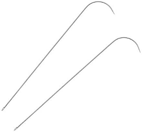 Beadsmith 2-Piece Curved Needles Set for Spin and String Bead Loader Stringing Tool