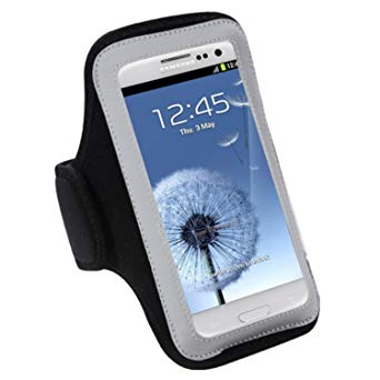Mybat UNIVP251NP Sport Armband Case for Cell Phones and Smartphones - Retail Packaging - Black