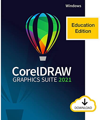 CorelDRAW Graphics Suite 2021 | Education Edition | Graphic Design Software for Professionals | Vector Illustration, Layout, and Image Editing [PC Download]