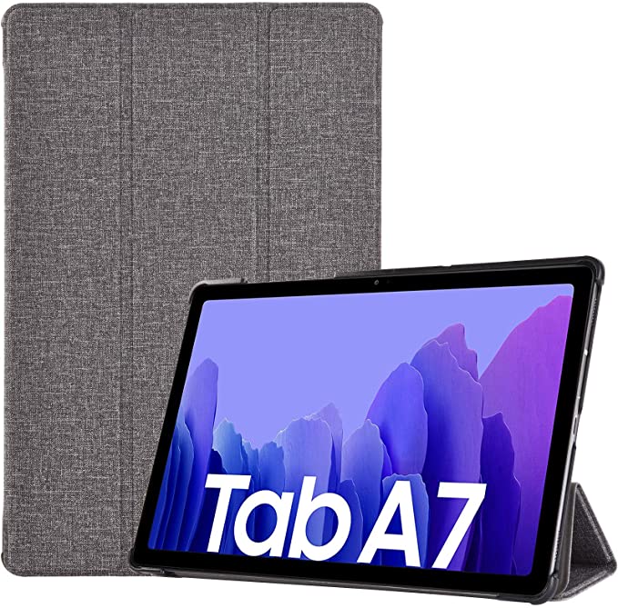 ProCase Galaxy Tab A7 10.4 Case 2020 T500 T505 T507, Slim Light Cover Trifold Stand Hard Shell Folio Smart Case for 10.4 Inch Galaxy Tab A7 2020 Tablet SM-T500 SM-T505 SM-T507 -Lightgrey