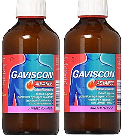 Gaviscon Advance Aniseed, 500 ml Pack of 2