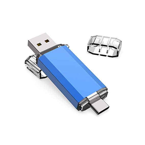 KOOTION USB C Flash Drive 32 GB 2 in 1 USB 3.0   USB Type C Thumb Drive High Speed up to 90 MB/s Dual OTG Thumb Drive USB Stick for Samsung, Huawei, MacBook, Chromebook Pixel etc.