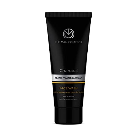 The Man Company Charcoal Face Wash - 100Ml (Ylang Ylang & Argan Essential Oils)