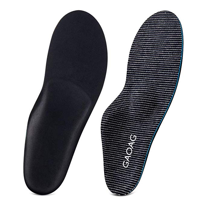 GAOAG Sports Insoles Shock-absorptation Breathable Shoe Insoles Plantar Fasciitis Feet Insoles High Arch Support Orthotics Insoles Inserts for Arch Pain, Flat Feet, High Arch