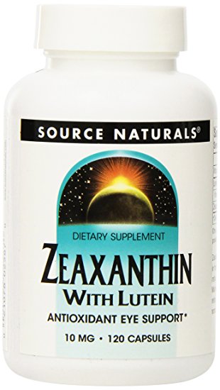 SOURCE NATURALS Zeaxanthin with Lutein 10 Mg Capsule, 120 Count