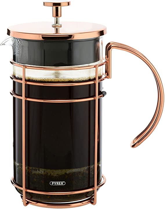 GROSCHE Madrid Premium French Press Coffee and Tea Maker (Rose Gold - 34 oz)