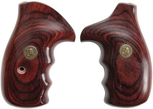 Pachmayr 63030 Renegade Wood Laminate Pistol Grips, Smith & Wesson K&L Frame, Rosewood, Smooth