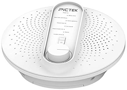 White Noise Sound Machine, PICTEK 24 Soothing Sleep Therapy Sound Machine, Sound Spa Relaxation Machine for Baby, Kids, Insomniac and Traveler