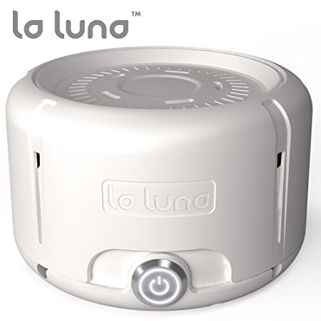 La Luna White Noise Machine – Fan Sound Machine Generator of White Noise for Sleep, Baby, Privacy, Etc. - Dual Speed & Volume Control - Natural Sound Sleep Machine and Soother