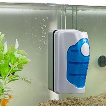 Koly® Fish Tank Floating Aquarium Magnetic Glass Algae Scrubber Cleaner Brush Tool S