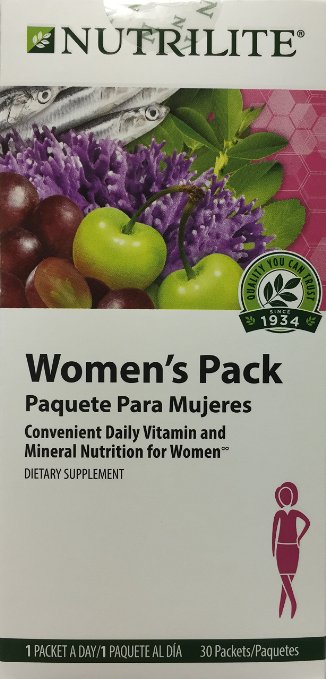 Amway Nutrilite Women's Daily Supplement Packs (30 Packets)