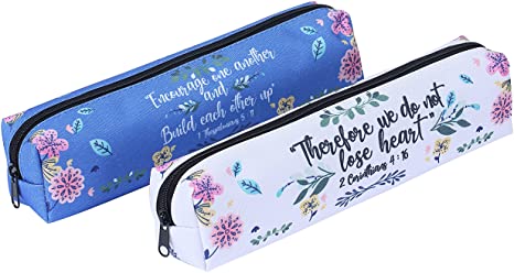 Mr. Pen- Pencil Pouch for Bible Study, 2 Pack, Small Pencil Case, Pen and Highlighter Case, Pencil Bag, Pencil Cases for Gifts, Bible Study Supplies, Pen Case, Bible Journaling Supplies