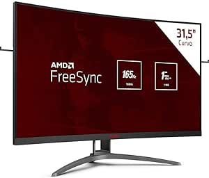 AOC Agon 32" Curved 165Hz 1ms FreeSync AG323FCXE Gamer Monitor