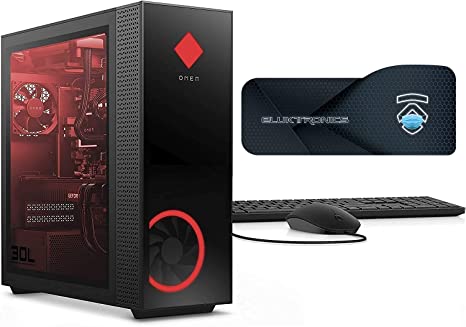 2021 Latest ELUK OMEN 30L Gaming Desktop PC (RGB Liquid Cooled Intel i9-10850K, NVIDIA RTX 3070, Z490 Mobo, 750 Watt Platinum PSU, Windows 10 Home, 512GB NVMe SSD   2TB HDD, 16GB HyperX RGB RAM)