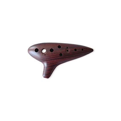 Woodi Ocarina Flute WC-917BW 12 Holes Wood Grain Alto C