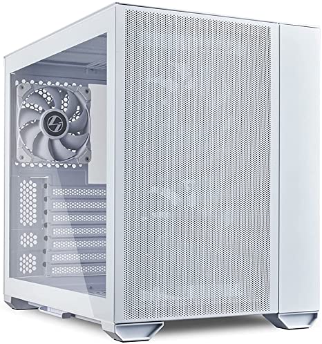 Lian Li O11 AIR Mini White SPCC/Aluminum/Tempered Glass ATX Mini Tower Computer Case - O11AMW