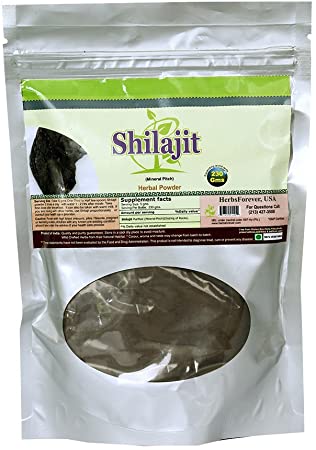 Shilajit Purified Powder (Mineral Pitch) Powerful Antioxidant Fulvic Acid Supplement Health Booster 8.11 Oz, 230 GMS, 2X Optimum Potency no Binders, no fillers