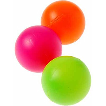 Assorted Color Plastic Balls (1 Dozen), 1.57"