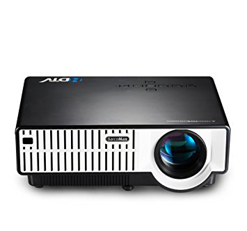 FastFox PRW300 1280x800 LED LCD 2800 Lumen Full HD Projector Multimedia Beamer Protable Home Proyector HDMI USB Audio in RCA VGA YPbPr S-Video Video Black and White Color