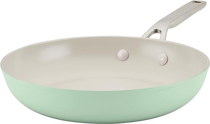 KitchenAid Hard Anodized Ceramic Nonstick Frying Pan/Skillet, 10 Inch, Pistachio