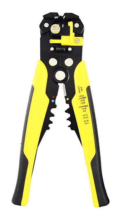 3 in1 Wire Stripper，YXGOOD Self-Adjusting Cable Cutter，Professional Wire Stripping Tool Cable Crimper Automatic Pliers Terminal Tool.