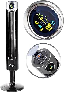 Ozeri Ultra 42” Oscillating Tower Fan with Noise Reduction Technology