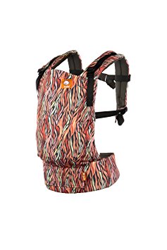 Baby Tula Multi-Position, Ergonomic Baby Carrier, Front and Back Carry for 15 – 45 pounds – Storytail (Multi-colored Animal Print)