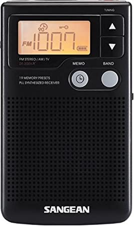 Sangean DT-200X FM-Stereo/AM Audio Digital Tuning Personal Receiver (Renewed)