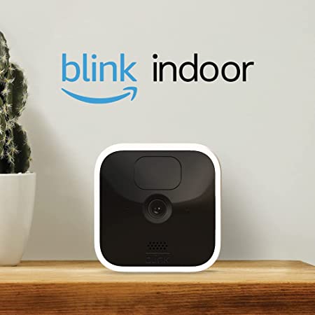 Blink Indoor – wireless, HD security camera with two-year battery life, motion detection, and two-way audio – 3 camera kit