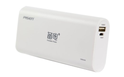 Pisen TS-D182 Portable Power 10000 mAh USB Mobile Power Bank with Fast Output