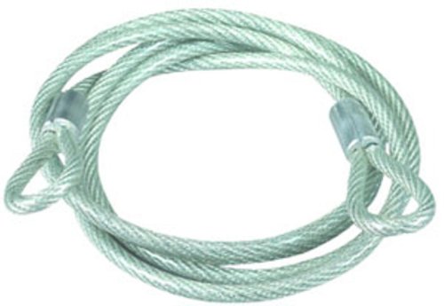 Master Lock 67D Woven Steel Cable with Strong Looped Ends, 6-Feet