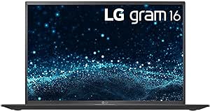 LG Gram 16" Laptop with 16:10 WQXGA (2560x1600) IPS Display, Ultra-Light, Intel i7-1360P | 16GB RAM | 1TB SSD, Obsidian Black, 16ZB90R-K.AA78A9