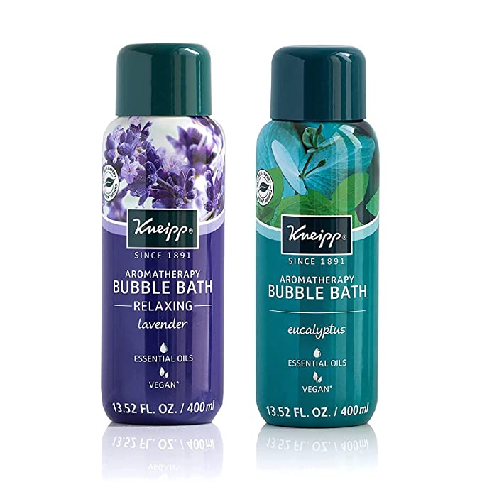 Kneipp Fave Aromatherapy Set: Relaxing Lavender Bubble Bath   Refreshing Eucalyptus Bubble Bath Duo