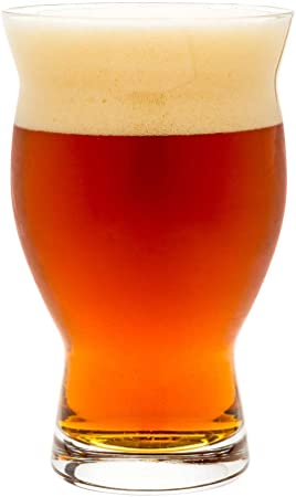 16 oz Craft Beer Pint Glass - Flared - 3 1/2" x 3 1/2" x 5 3/4" - 6 count box - Restaurantware, (Model: RWG0105)