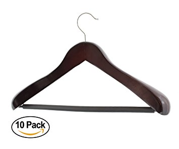 Suit Hanger (Set of 10) Color: Walnut