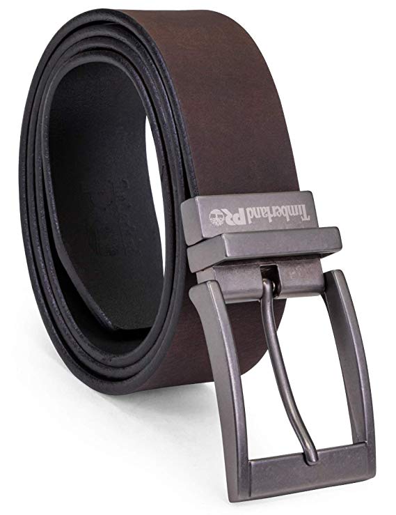 Timberland PRO Men's 38mm Harness Roller Reversible Leather Belt