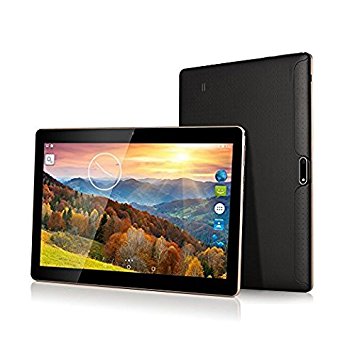 Batai 10 inch Tablet Android Octa Core Tablet with Two Sim Card Slots Unlocked 3G Phone Call Phablet 4GB RAM 64GB ROM Tablet PC Built in Wifi and Camera GPS (Black)