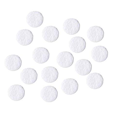 Cotton filter, 100PCS 10 mm Microdermabrasion Sponge filter Replacement Facial Vacuum Filters for vacuum dermabrasion White